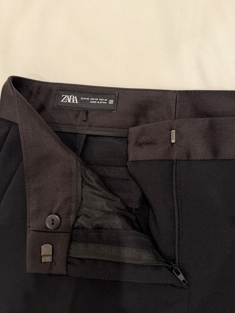 ZARA Black Tailored Dress Trousers